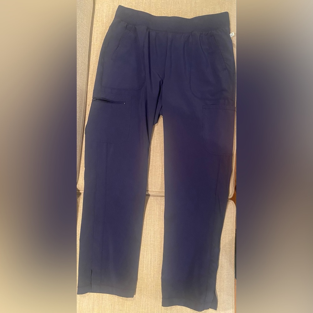 Navy Blue Barco infinity scrub Pants women’s L